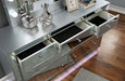 BELLADONNA Dresser w/ LED, Silver - Furniture Stars (Chicago, IL)