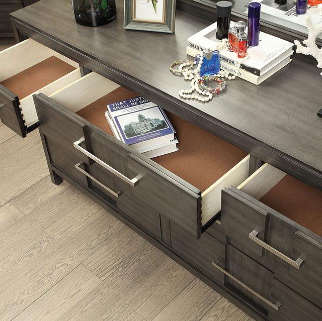 Berenice Gray Dresser - Furniture Stars (Chicago, IL)