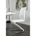 Midvale White/Chrome Side Chair (2/CTN) - Furniture Stars (Chicago, IL)