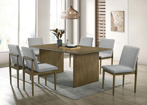 ST GALLEN Side Chair (2/CTN), Natural Tone/Light Gray - Furniture Stars (Chicago, IL)