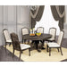 Arcadia Rustic Natural Tone Round Dining Table - Furniture Stars (Chicago, IL)