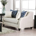 Nefyn Ivory Love Seat - Furniture Stars (Chicago, IL)