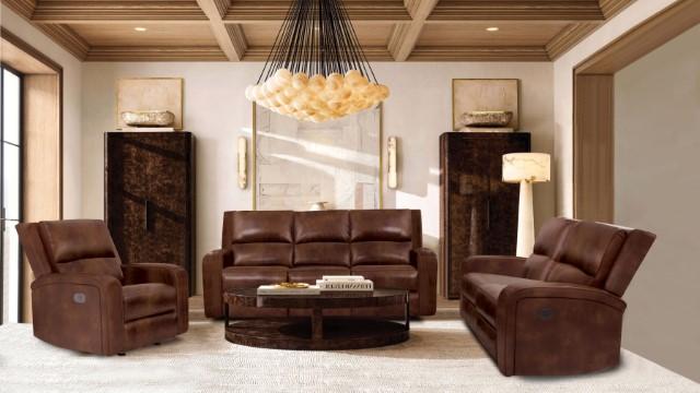 SOTERIOS Power Sofa, Medium Brown - Furniture Stars (Chicago, IL)