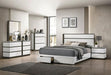 BIRSFELDEN Queen Bed w/ Drawers, White - Furniture Stars (Chicago, IL)