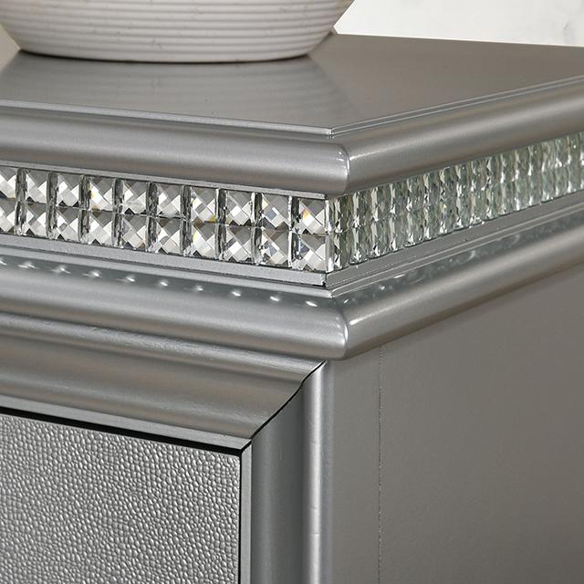 MADDIE Chest, Silver - Furniture Stars (Chicago, IL)
