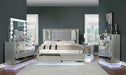 BELLADONNA Queen Bed, Silver - Furniture Stars (Chicago, IL)