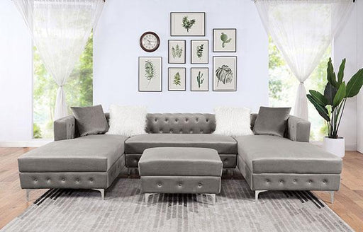 CIABATTONI Sectional, Gray - Furniture Stars (Chicago, IL)