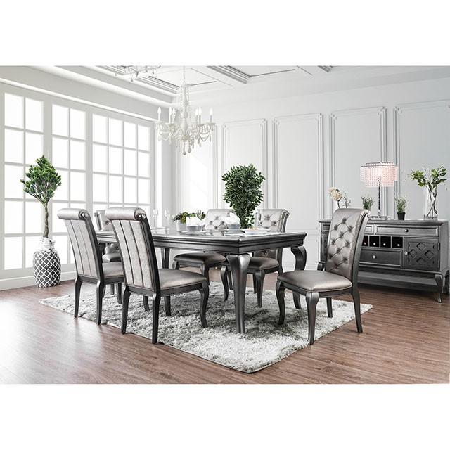 Amina Gray Side Chair (2/CTN) - Furniture Stars (Chicago, IL)