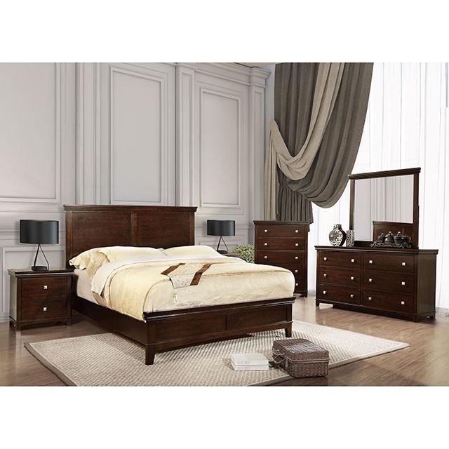 Spruce Brown Cherry Mirror - Furniture Stars (Chicago, IL)