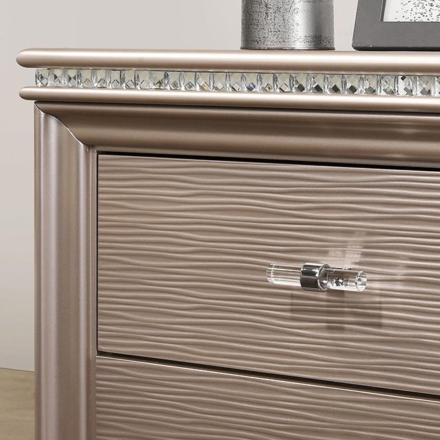 ALLIE Dresser, Rose Gold - Furniture Stars (Chicago, IL)