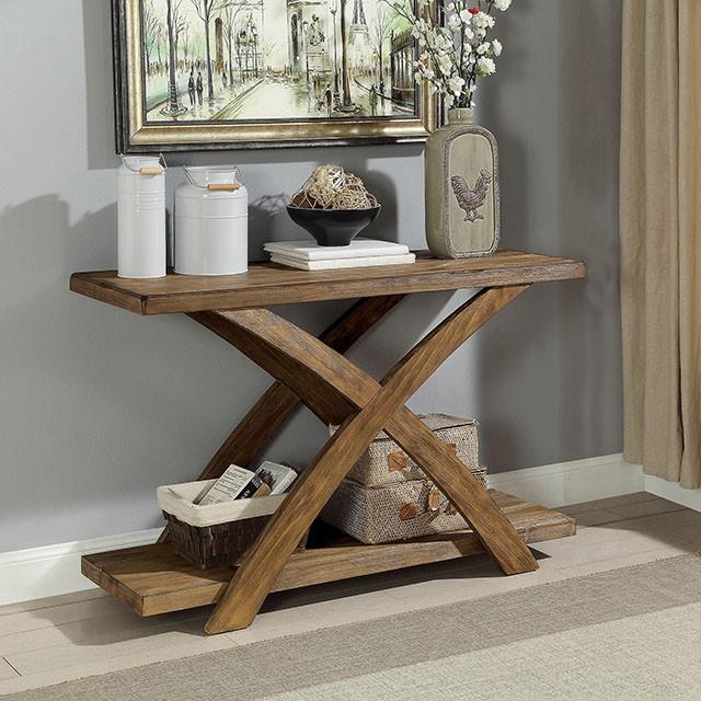Bryanna Antique Light Oak Sofa Table - Furniture Stars (Chicago, IL)