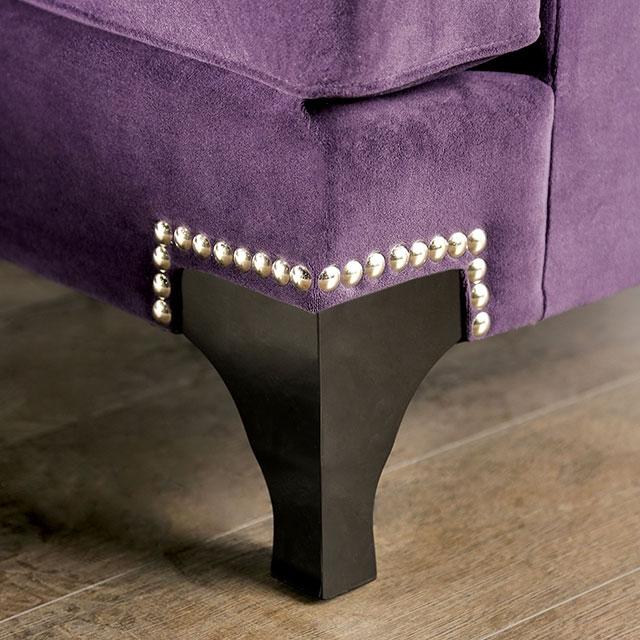 Sisseton Purple Sofa - Furniture Stars (Chicago, IL)