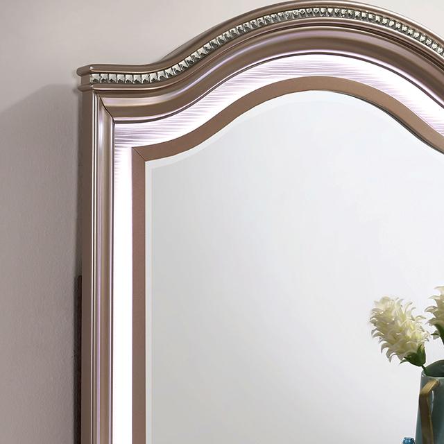 ALLIE Mirror, Rose Gold - Furniture Stars (Chicago, IL)