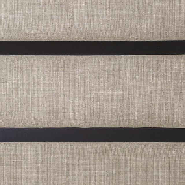 Berenice Espresso/Beige Cal.King Bed - Furniture Stars (Chicago, IL)