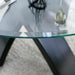Jasmin Black/White Round Dining Table - Furniture Stars (Chicago, IL)