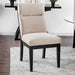 Jasmin Black/White Side Chair (2/CTN) - Furniture Stars (Chicago, IL)