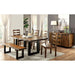 MADDISON Tobacco Oak/Black Bench - Furniture Stars (Chicago, IL)