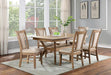 UPMINSTER Side Chair (2/CTN), Natural Tone/Beige - Furniture Stars (Chicago, IL)