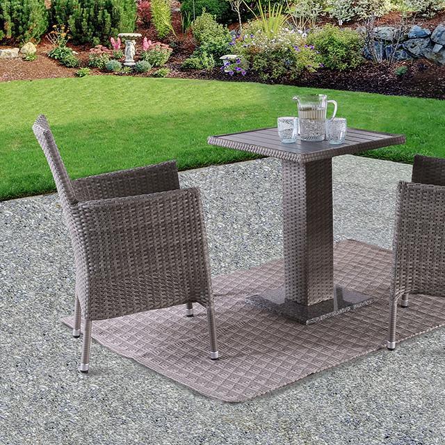 Aminta Patio Bistro Set (3 & 5 PC) - Furniture Stars (Chicago, IL)