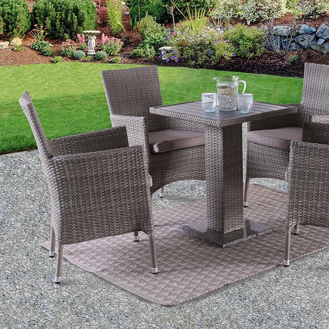 Aminta Patio Bistro Set (3 & 5 PC) - Furniture Stars (Chicago, IL)