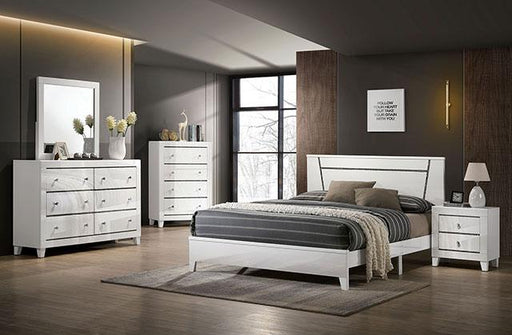 MAGDEBURG Mirror, White - Furniture Stars (Chicago, IL)