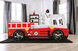 FIERSTALL Twin Bed, Red - Furniture Stars (Chicago, IL)