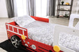 FIERSTALL Twin Bed, Red - Furniture Stars (Chicago, IL)