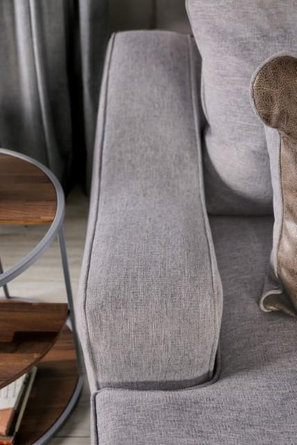 SKYLINE Sofa, Light Gray/Brown - Furniture Stars (Chicago, IL)