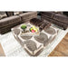 Bonaventura Brown Ottoman - Furniture Stars (Chicago, IL)