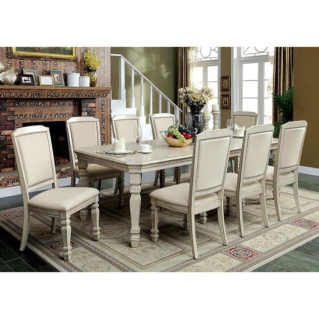 HOLCROFT Antique White/Ivory Side Chair (2/CTN) - Furniture Stars (Chicago, IL)