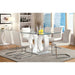LODIA I White Dining Table - Furniture Stars (Chicago, IL)