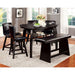 HURLEY Black Counter Ht. Table - Furniture Stars (Chicago, IL)
