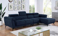 NAPANEE Sectional, Navy - Furniture Stars (Chicago, IL)