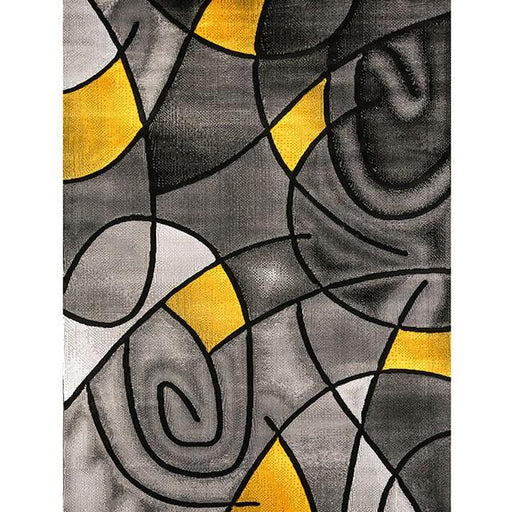 Sivas Charcoal Yellow 8' X 10' Area Rug - Furniture Stars (Chicago, IL)
