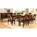 HILLSVIEW I Brown Cherry 78" Dining Table w/ 18" Leaf - Furniture Stars (Chicago, IL)
