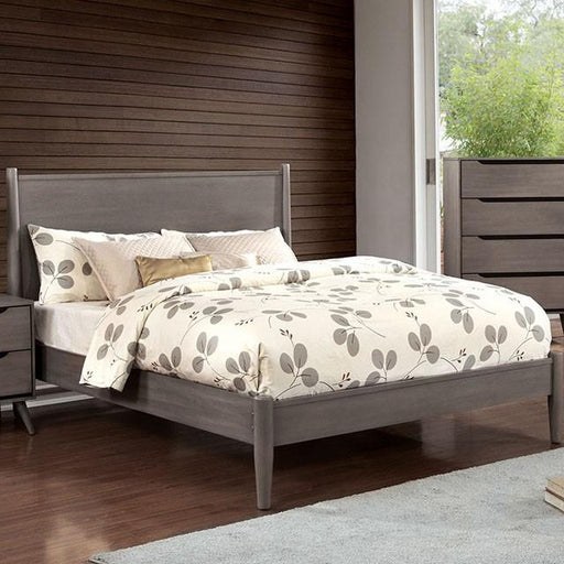 LENNART I Gray & Oak Full Twin Bed - Furniture Stars (Chicago, IL)