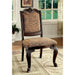 BELLAGIO Brown Cherry/Pattern Fabric Side Chair (2/CTN) - Furniture Stars (Chicago, IL)
