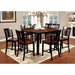 DOVER II Black/Cherry Counter Ht. Table w/ 16" Leaf - Furniture Stars (Chicago, IL)