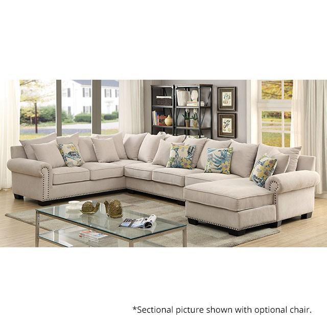 SKYLER Beige Sectional - Furniture Stars (Chicago, IL)