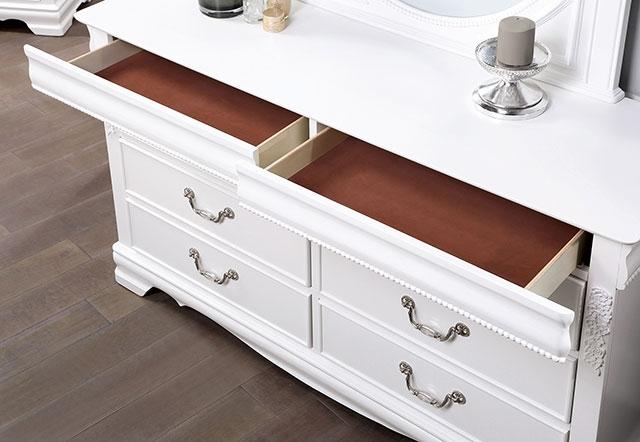 ALECIA Dresser, White - Furniture Stars (Chicago, IL)