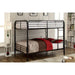 BROCKET Black Metal Full/Full Bunk Bed - Furniture Stars (Chicago, IL)