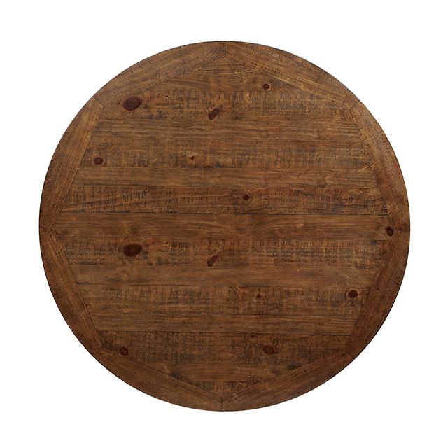 Auletta Transitional Round Dining Table - Furniture Stars (Chicago, IL)