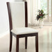Manhattan I Dark Cherry/White Side Chair, White (2/CTN) - Furniture Stars (Chicago, IL)