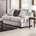 PICOTEE Loveseat, Light Gray/Black - Furniture Stars (Chicago, IL)