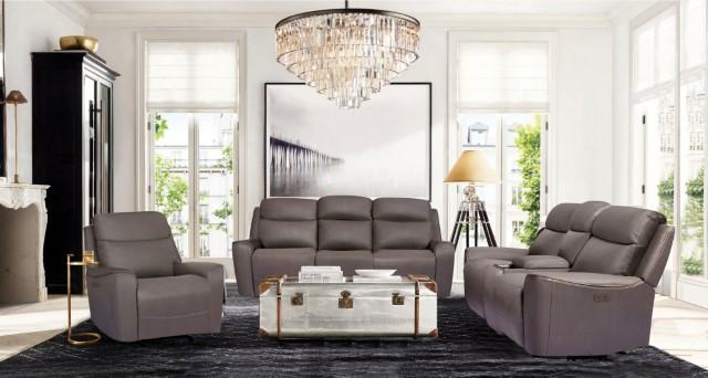 ARTEMIA Power Sofa, Gray - Furniture Stars (Chicago, IL)