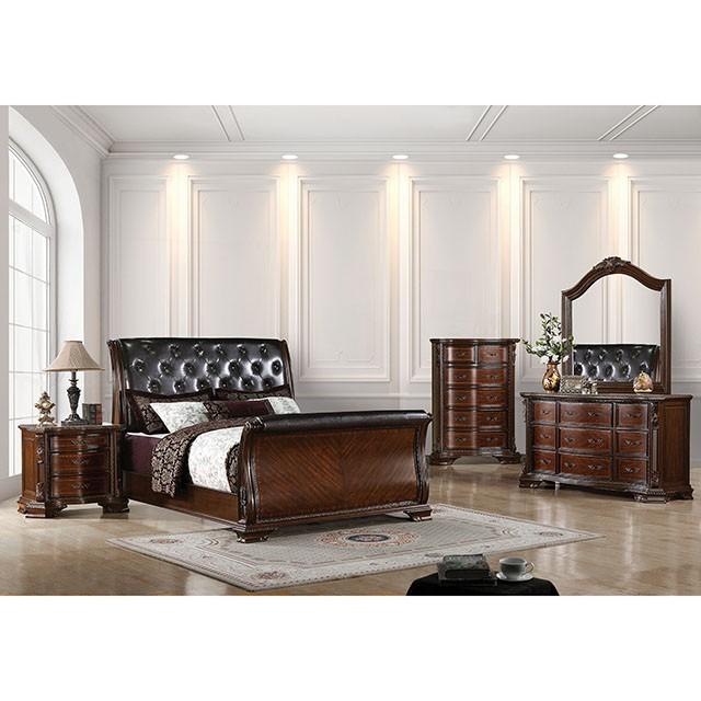 Bellefonte Brown Cherry Mirror - Furniture Stars (Chicago, IL)