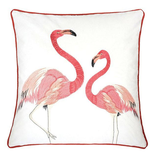 Lina Flamingo 20" X 20" Pillow, Pair Flamingo - Furniture Stars (Chicago, IL)