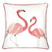 Lina Flamingo 20" X 20" Pillow, Pair Flamingo - Furniture Stars (Chicago, IL)