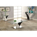 SLOANE White/Dark Gray/Chrome Sofa Table - Furniture Stars (Chicago, IL)