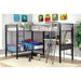 BALLARAT Silver Triple Twin Bunk Bed w/ Desk - Furniture Stars (Chicago, IL)